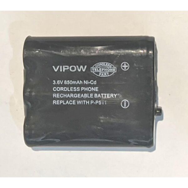

Аккумулятор VIPOW T-110 850 mAh (без проволочек P511) NiCd
