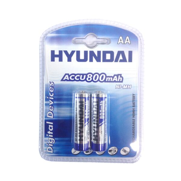 

Аккумулятор HYUNDAI AA/R06 800 mAh 2шт Ni-MH
