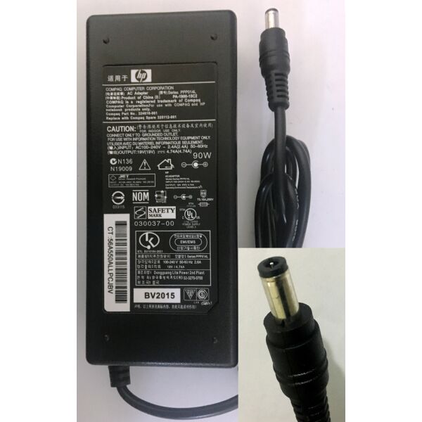 

Блок питания для ноутбука Hp 19V/4.74A 90w
