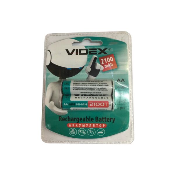 

Аккумулятор VIDEX AA 2100 mAh 2шт Ni-MH