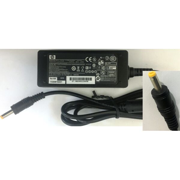 

Блок питания для ноутбука HP 19V/1.58A 30W 4.0*1.7mm