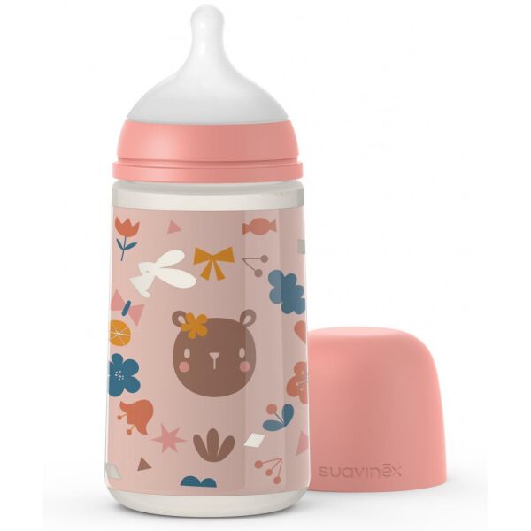 

Бутылочка для кормления Suavinex Лесные истории 270 мл Pink (307060)