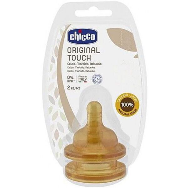

Латексная соска Chicco Original Touch для каш 6м+ 2 шт (27856.00)