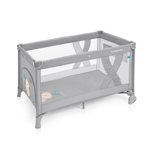 

Манеж-кроватка Baby Design SIMPLE 07 LIGHT GRAY