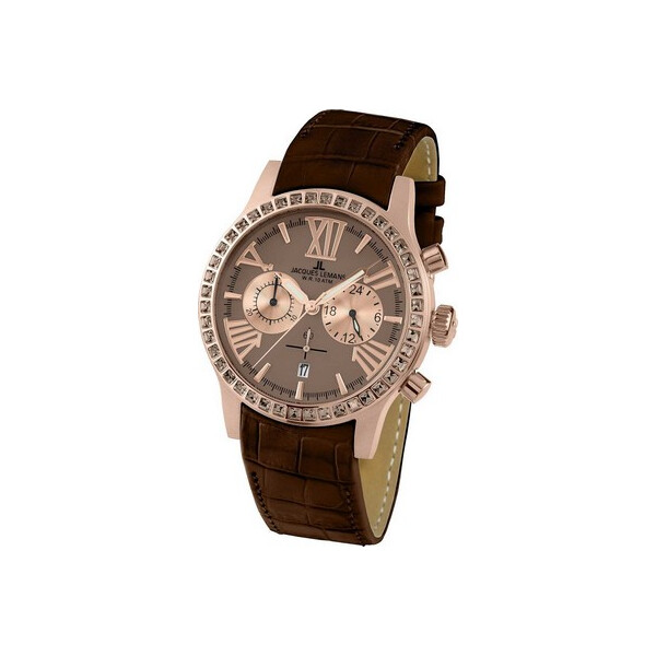 

Часы Jacques Lemans 1-1810E Porto Damen Chrono 42mm 10ATM