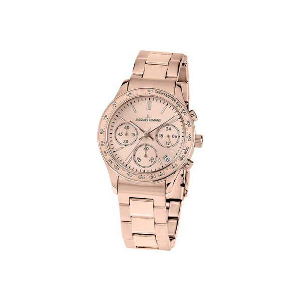 

Часы Jacques Lemans 1-1587ZK Rome Chronograph Damen 37mm 10ATM