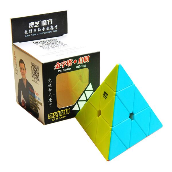 

Кубик Рубика Qiyi Qiming Pyraminx Пирамидка Stickerless (без наклеек)