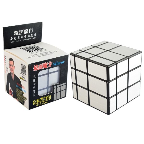 

Кубик Рубика Qiyi 3*3*3 mirror silver (Зеркальный Кубик Серебро)