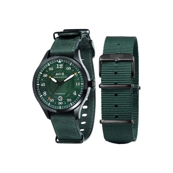 

Часы AVI-8 AV-4046-04 Hawker Hurricane Automatik 43mm 5ATM