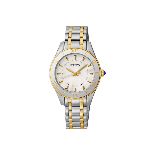 

Часы Seiko Klassik SRZ432P1 bicolor 30 mm 50M