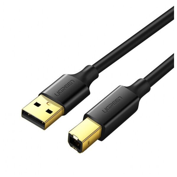 

Межкомпонентный кабель UGREEN US135 USB-A 2.0 - USB-B 2.0 Cable, 1 m Black 20846