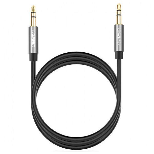 

Межкомпонентный кабель UGREEN AV119 3.5 mm to 3.5 mm Audio Cable, 1 m Black 10733