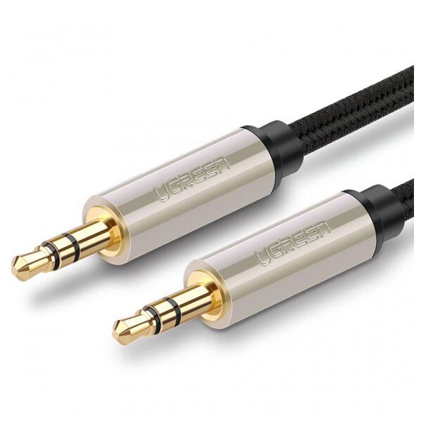 

Межкомпонентный кабель UGREEN AV125 3.5 mm to 3.5 mm Audio Cable Braided, 3 m Gray 10605