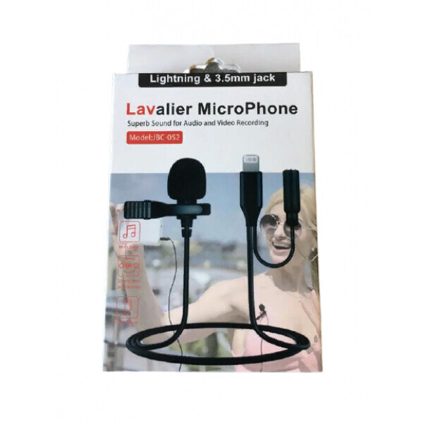 

Петличный микрофон петличка JBC-052 lightning для телефона iphone айфона