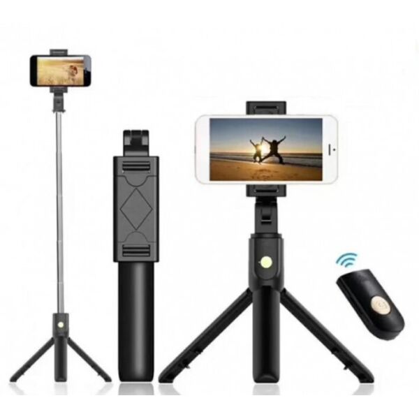 

Трипод-монопод Tripod K07 с пультом селфи палка 2 в 1 для смартфона
