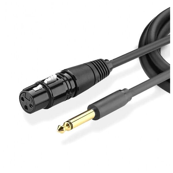 

Межкомпонентный кабель UGREEN AV131 Jack 6.3 mm to XLR Female AV Cable, 1 m Black 20717