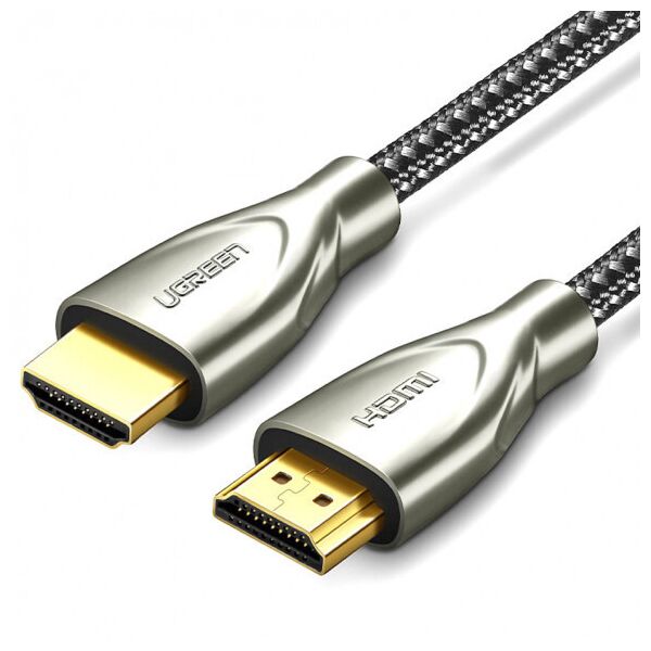 

Межкомпонентный кабель UGREEN HD131 HDMI to HDMI, 2 m, v2.0 UltraHD 4K-3D Braided Nylon Gray 50108