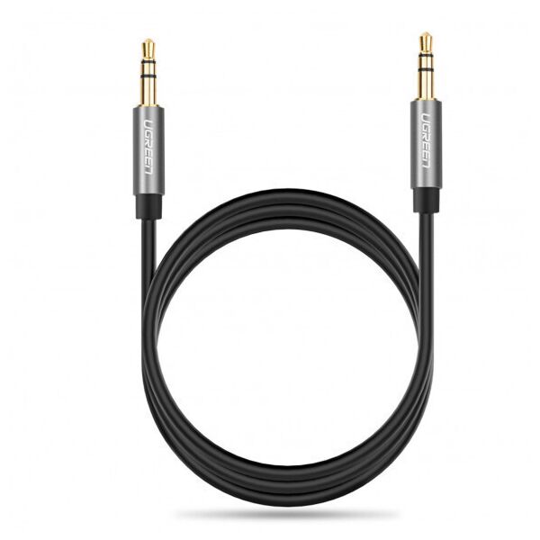 

Межкомпонентный кабель UGREEN AV119 3.5 mm to 3.5 mm Audio Cable, 1.5 m Black 10734
