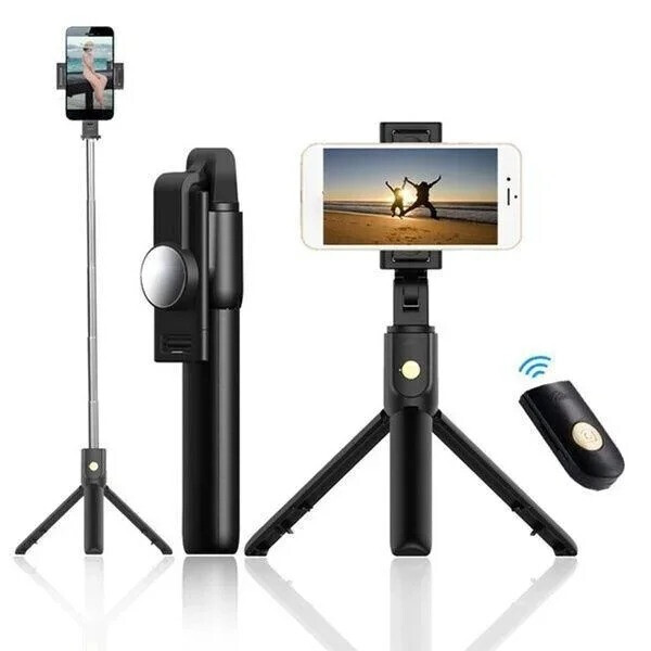 

Трипод-монопод Tripod K10 с пультом селфи палка 2 в 1 для смартфона