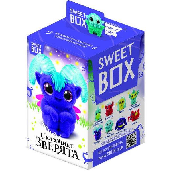 

Свитбокс СКАЗОЧНЫЕ ЗВЕРЯТА Мармелад с игрушкой в коробочке Свит Бокс SWEET BOX