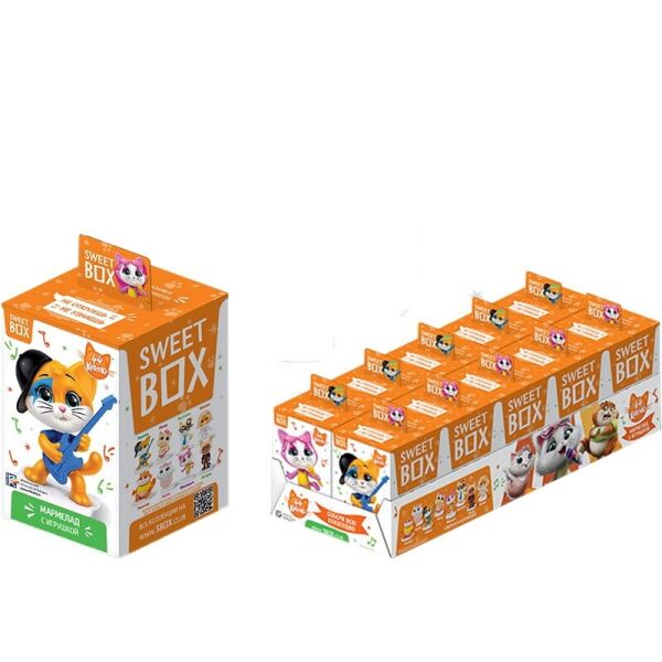 

Свитбокс 44 котенка Свит бокс котята новая серия Sweet box МАРМЕЛАД С ИГРУШКОЙ В КОРОБОЧКЕ