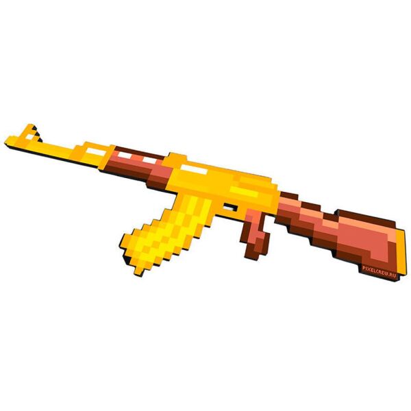 

Автомат Minecraft Калашникова AK-47 Золотой 62.5 см