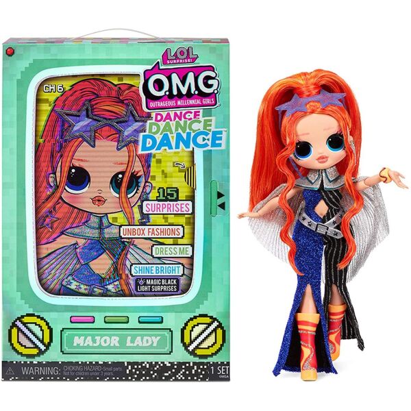 

Кукла ЛОЛ ОМГ Леди-Крутишка LOL Surprise OMG Dance Dance Dance Major Lady Fashion Doll