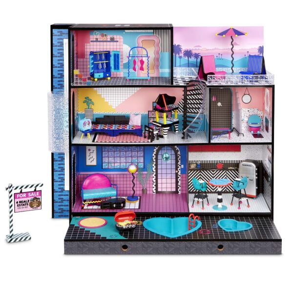 

Дом Куклы ЛОЛ ОМГ LOL Surprise OMG House Real Wood Doll House With 85+ Surprises Ages 8+