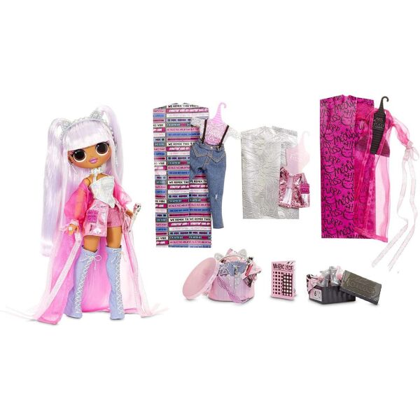 

Кукла ЛОЛ ОМГ Ремикс Королева Китти LOL Surprise OMG Remix Kitty K Fashion Doll