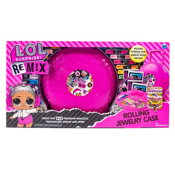 

ЛОЛ Футляр набор бусины LOL Surprise! REMIX Rolling Jewelry Case