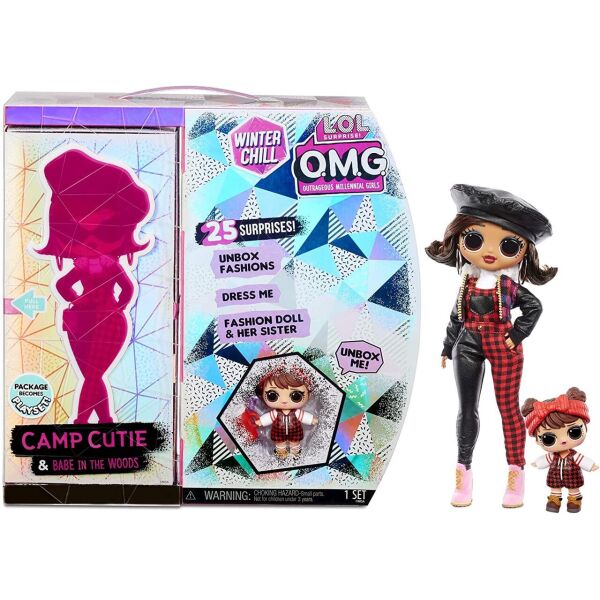 

Кукла ЛОЛ ОМГ Очаровашка L.O.L. Surprise! O.M.G. Winter Chill Camp Cutie Fashion Doll