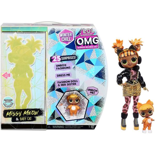 

Кукла ЛОЛ ОМГ Леди Китти L.O.L. Surprise! O.M.G. Winter Chill Missy Meow Fashion Doll