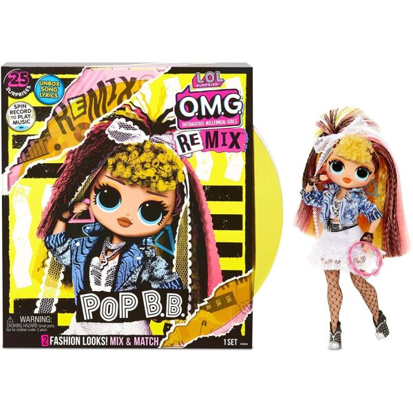 

Кукла ЛОЛ ОМГ Ремикс Диско-леди LOL Surprise OMG Remix Pop B.B. Fashion Doll