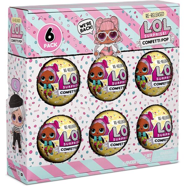 

Набор кукол ЛОЛ Конфетти 6 шт L.O.L. Surprise! Confetti Pop 6 Pack Angel