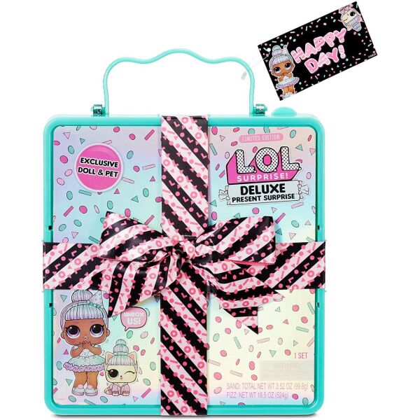

Игровой набор ЛОЛ Суперподарок LOL Surprise Deluxe Present Surprise (Teal)