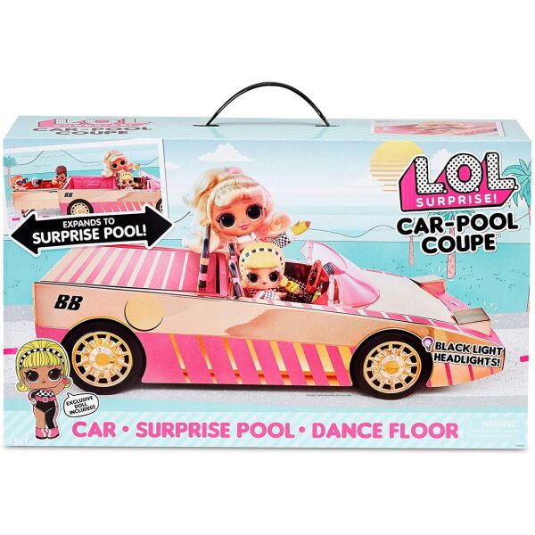 

Кабриолет ЛОЛ с куклой LOL Surprise Car-Pool Coupe with Exclusive Doll
