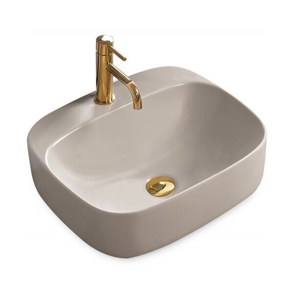 

Умывальник (Раковина) Rea Luiza 50 Light Grey MAT REA-U5601