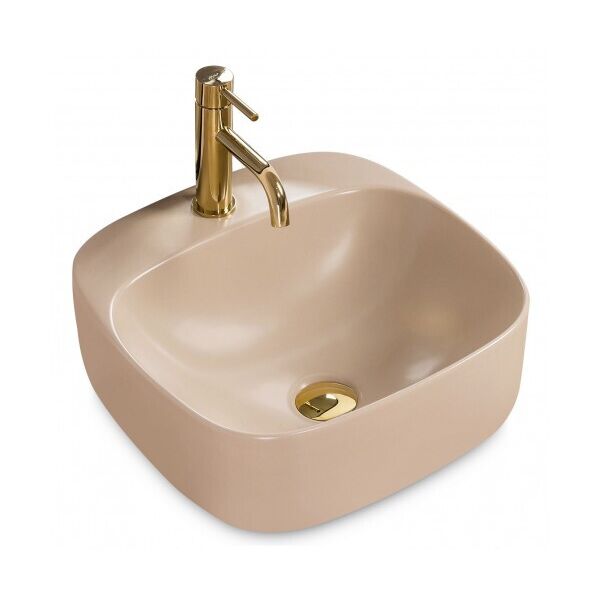 

Умывальник (Раковина) Rea Luiza 42 Beige MAT REA-U9607