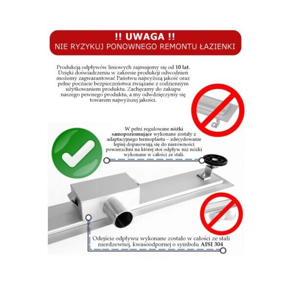 

Трап для душа Rea LINE 2 100 (REA-G0403)