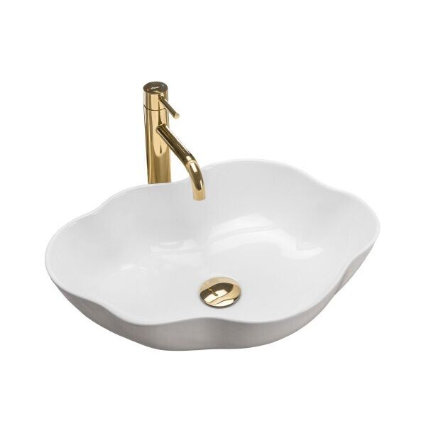 

Умывальник (Раковина) Rea Pearl White REA-U0265