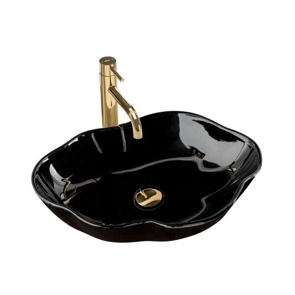 

Умывальник (Раковина) Rea Pearl Black REA-U0858