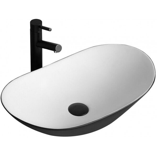 

Умывальник (Раковина) Rea Royal White Black Mat REA-U6600