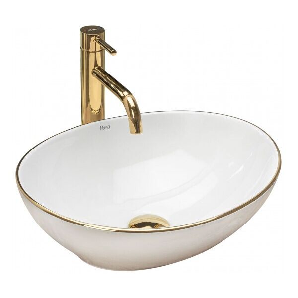 

Умывальник (Раковина) Rea Sofia Gold Edge REA-U3287
