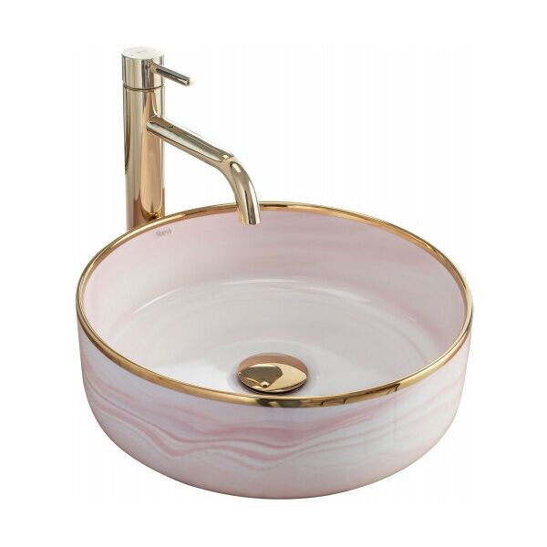 

Умывальник (Раковина) Rea Merida Pink REA-U8549