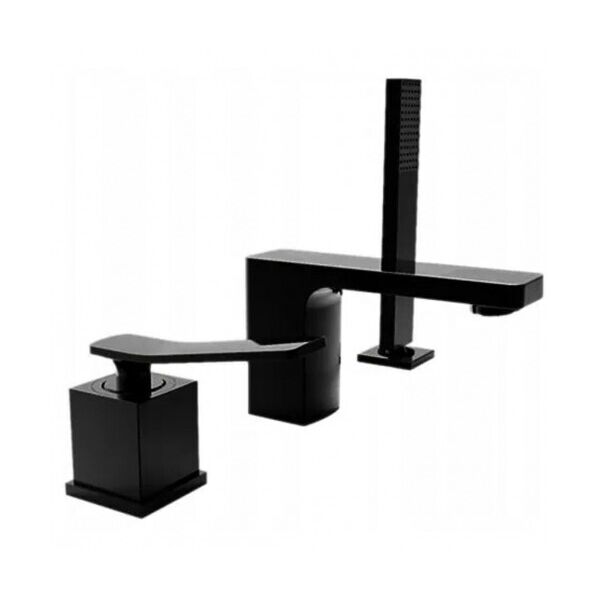 

Смеситель для ванны Rea Sonic Black на 3 отвори REA-B0185
