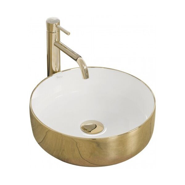 

Умывальник (Раковина) Rea SAMI Gold White REA-U1801