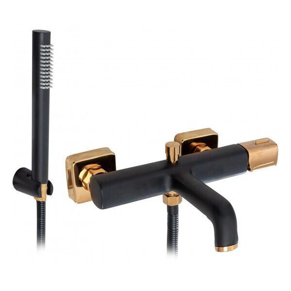 

Смеситель для ванны Rea Salto Black Gold REA-B6352
