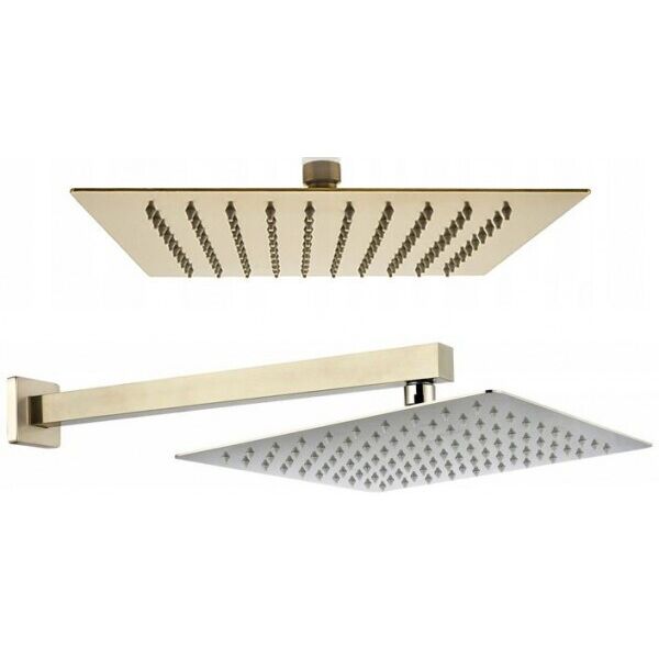 

Верхний душ Rea ULTRA SLIM Золото 30X30 + Кронштейн (REA-P0651)