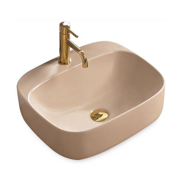 

Умывальник (Раковина) Rea Luiza 50 Beige MAT REA-U9609