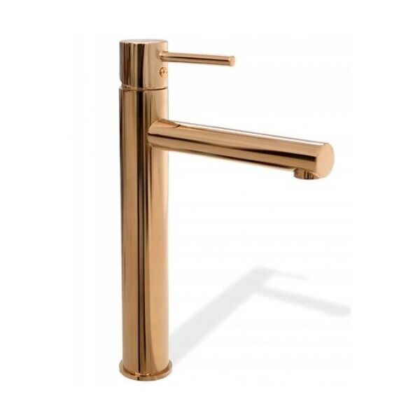 

Смеситель для умывальника (Раковины) Rea Tess Rose Gold высокий REA-B8804